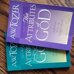 A W Tozer, Attributes of God, 2 books. SOLD